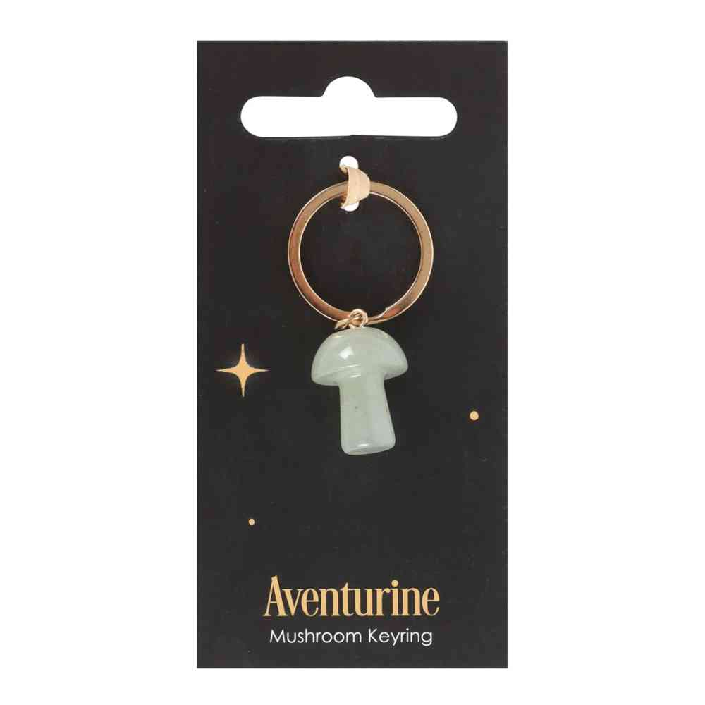 Something Different - Aventurine Crystal Mushroom 3D-Schlüsselbund - Grün